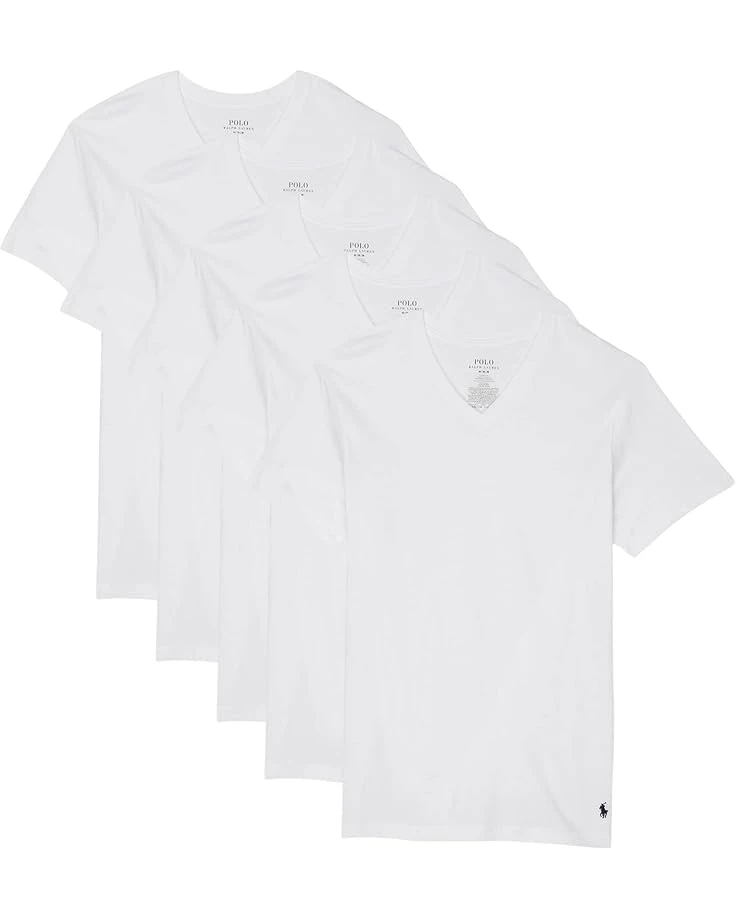 Polo Ralph Lauren 5 Pack Cotton Classic V-Necks | Shirts & Tops 2 Polo Ralph Lauren 5 Pack Cotton Classic V-Necks | Shirts & Tops - Image 2