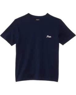 Polo Ralph Lauren Kids Dog-Print Cotton Jersey Pocket Tee (Big Kid) | Shirts & Tops