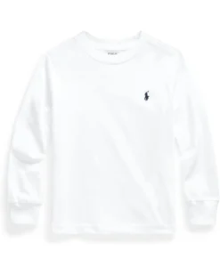 Polo Ralph Lauren Kids Cotton Jersey Long Sleeve Tee (Little Kids) | Shirts & Tops -Elegant Shoe Shop 516v28WvXmL. AC SR736920