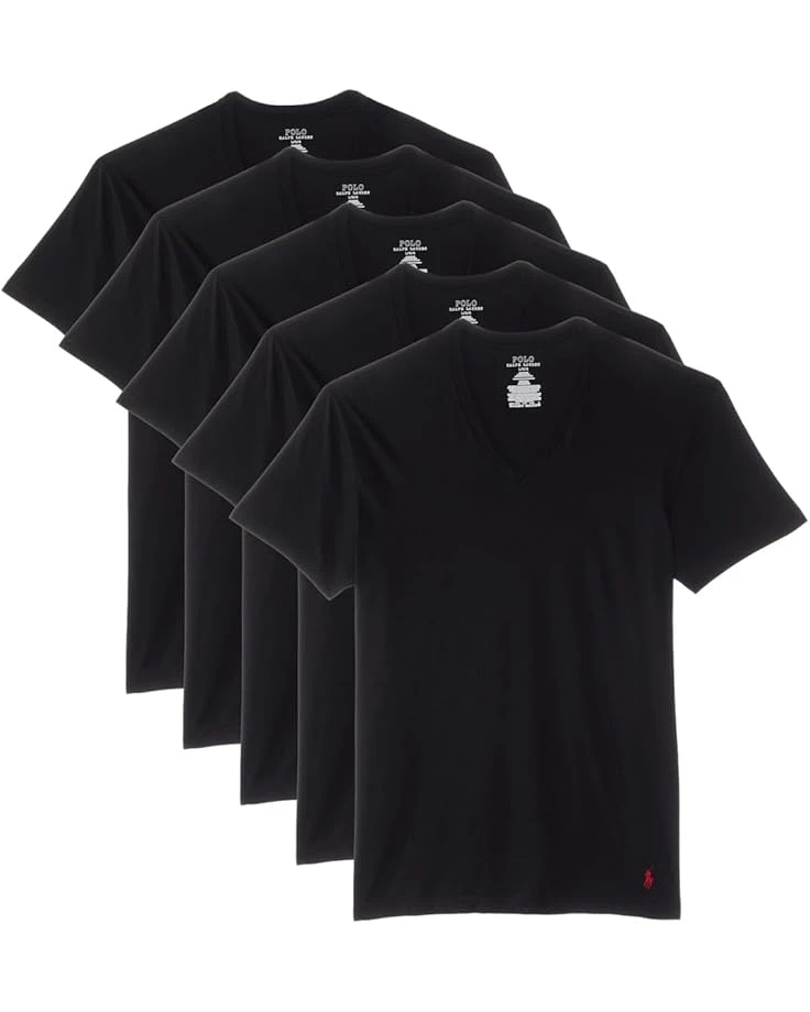 Polo Ralph Lauren 5 Pack Cotton Classic V-Necks | Shirts & Tops 1 Polo Ralph Lauren 5 Pack Cotton Classic V-Necks | Shirts & Tops