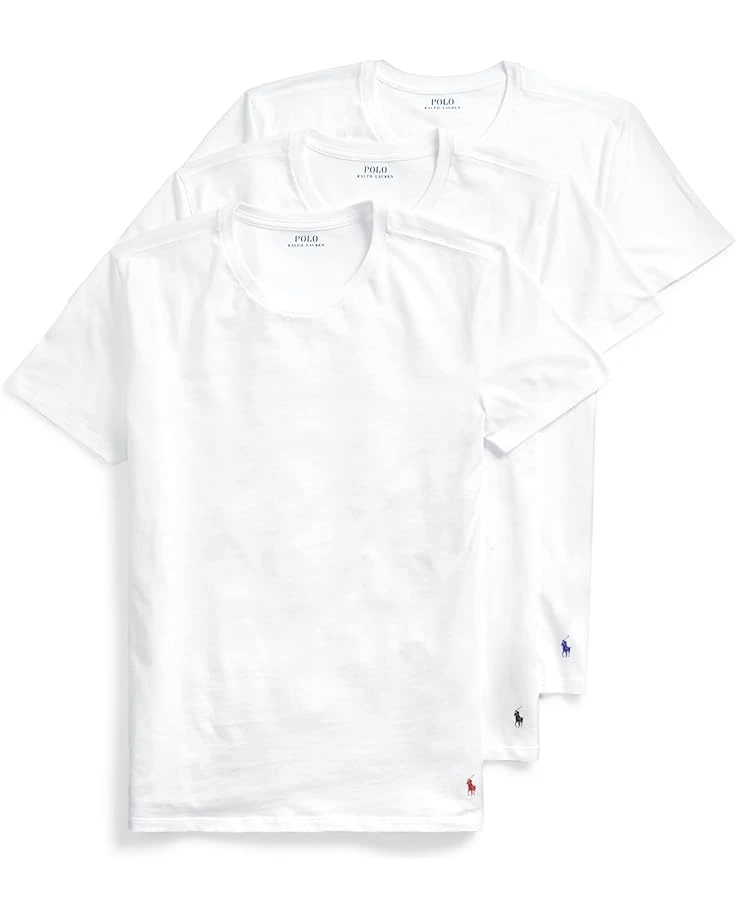 Polo Ralph Lauren Slim Fit w/ Wicking 3-Pack Crew Undershirts | Shirts & Tops 2 Polo Ralph Lauren Slim Fit w/ Wicking 3-Pack Crew Undershirts | Shirts & Tops - Image 2