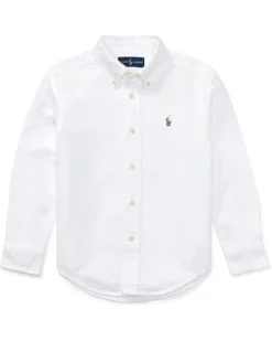 Polo Ralph Lauren Kids Cotton Oxford Sport Shirt (Little Kids) | Shirts & Tops -Elegant Shoe Shop 519cGzvTk L. AC SR736920