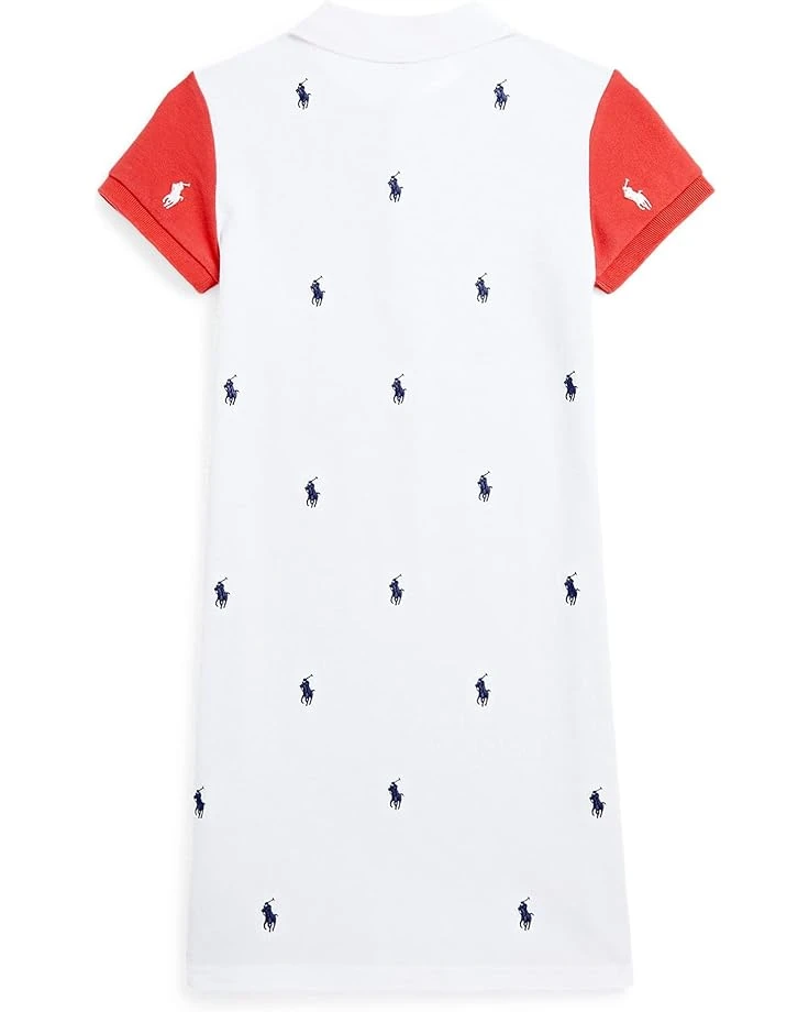 Polo Ralph Lauren Kids Polo Pony Cotton Mesh Polo Dress (Big Kids) | Dresses 2 Polo Ralph Lauren Kids Polo Pony Cotton Mesh Polo Dress (Big Kids) | Dresses - Image 2