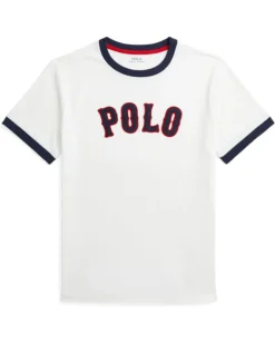 Polo Ralph Lauren Kids Baseball-Logo Cotton Jersey Tee (Big Kid) | Shirts & Tops -Elegant Shoe Shop 51jWX xjhtL. AC SR736920