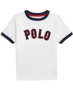 Polo Ralph Lauren Kids Baseball-Logo Cotton Jersey Tee (Toddler/Little Kid) | Shirts & Tops -Elegant Shoe Shop 610BnZXjSaL. AC SR736920
