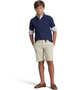 Polo Ralph Lauren Kids 20/1 Stretch Twill Flat Front Shorts (Big Kids) 7 Polo Ralph Lauren Kids 20/1 Stretch Twill Flat Front Shorts (Big Kids) -Elegant Shoe Shop 610OAAwruiL. AC SR736920