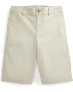 Polo Ralph Lauren Kids 20/1 Stretch Twill Flat Front Shorts (Big Kids)