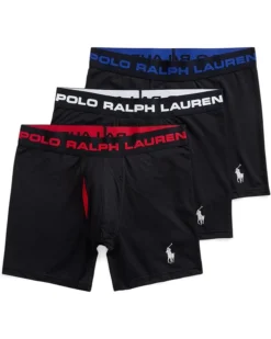 Polo Ralph Lauren 3-Pack Perfect Pouch Boxer Briefs | Underwear