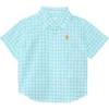 Polo Ralph Lauren Kids Gingham Cotton Poplin Short-Sleeve Shirt (Infant) | Shirts & Tops