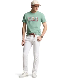 Polo Ralph Lauren Classic Fit Plaid-Logo Jersey T-Shirt | Shirts & Tops -Elegant Shoe Shop 61NBCzpIqL. AC SR736920