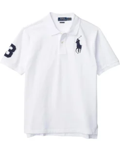 Polo Ralph Lauren Kids Big Pony Cotton Mesh Polo Shirt (Big Kids) | Shirts & Tops -Elegant Shoe Shop 61OBowU9LTL. AC SR736920