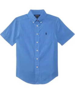 Polo Ralph Lauren Kids Cotton Seersucker Short-Sleeve Shirt (Toddler/Little Kid) | Shirts & Tops -Elegant Shoe Shop 61QkAdRnXpL. AC SR736920