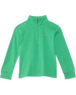 Polo Ralph Lauren Kids Cotton Interlock Quarter-Zip Pullover (Toddler/Little Kid) | Hoodies & Sweatshirts -Elegant Shoe Shop 61Qz7ksx57L. AC SR736920