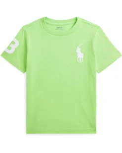 Polo Ralph Lauren Kids Big Pony Cotton Jersey Tee (Toddler/Little Kid/Big Kid) | Shirts & Tops