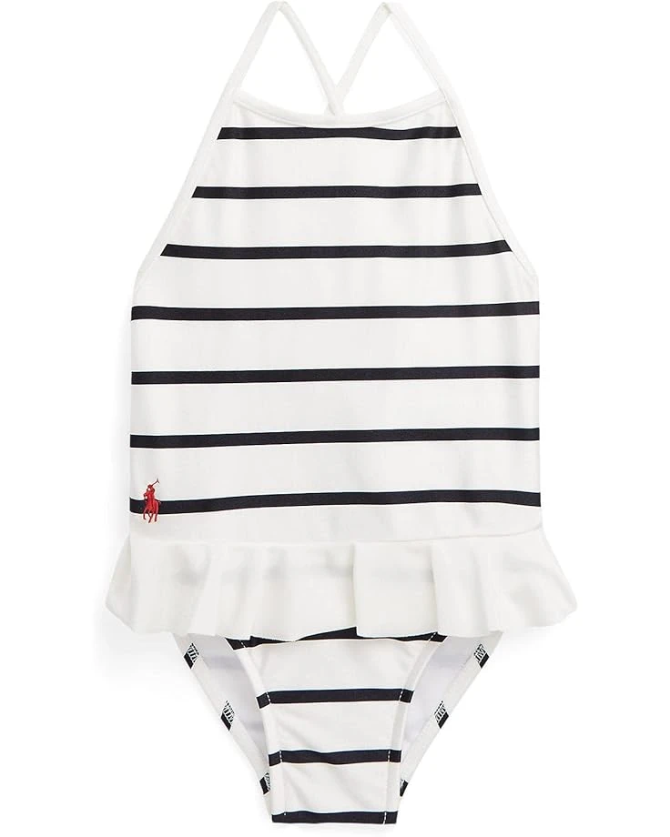 Polo Ralph Lauren Kids Striped Ruffled One-Piece Swimsuit (Infant) | Swimwear 1 Polo Ralph Lauren Kids Striped Ruffled One-Piece Swimsuit (Infant) | Swimwear