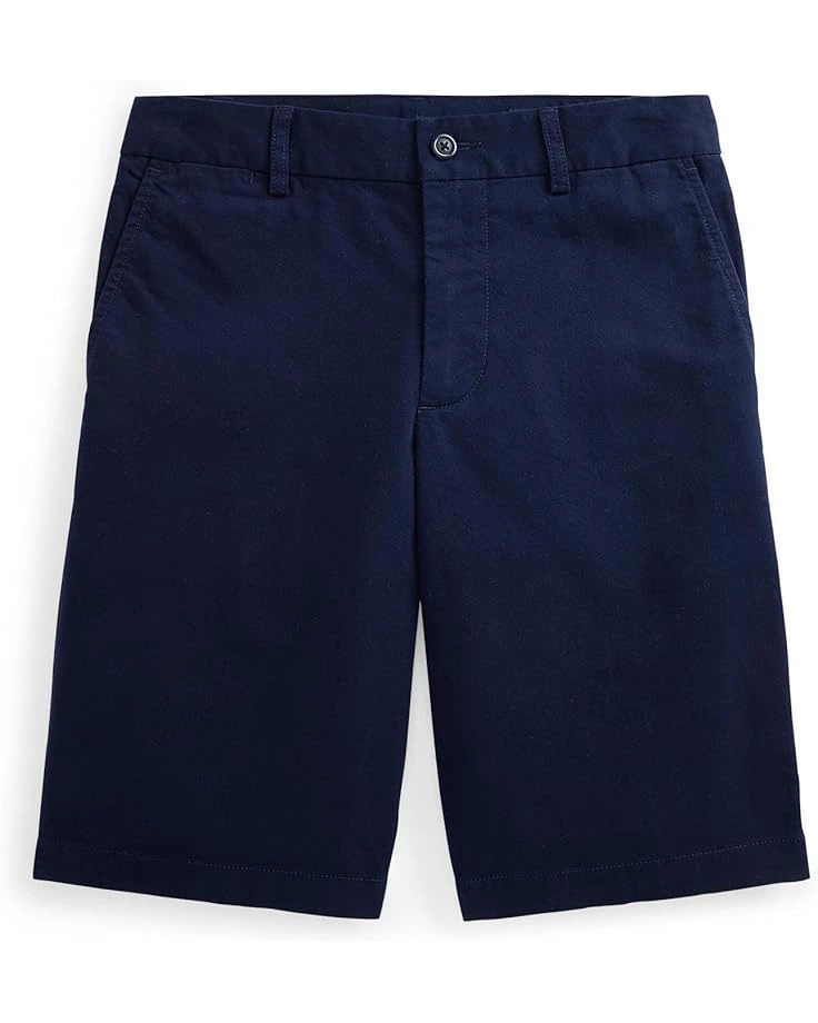 Polo Ralph Lauren Kids 20/1 Stretch Twill Flat Front Shorts (Big Kids) 4 Polo Ralph Lauren Kids 20/1 Stretch Twill Flat Front Shorts (Big Kids) - Image 4