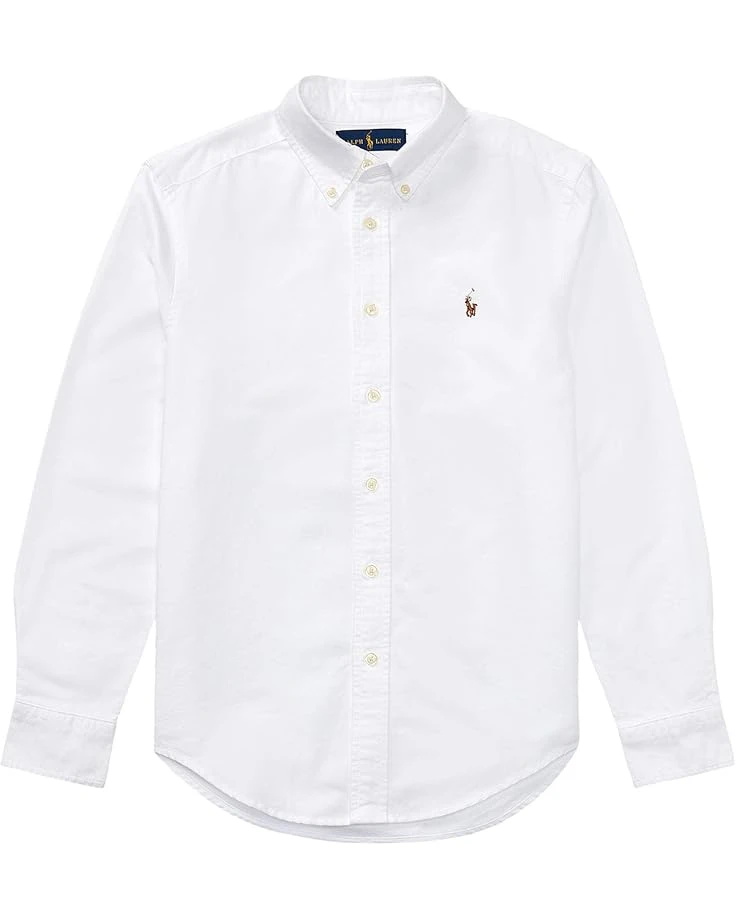 Polo Ralph Lauren Kids Cotton Oxford Sport Shirt (Big Kids) | Shirts & Tops 4 Polo Ralph Lauren Kids Cotton Oxford Sport Shirt (Big Kids) | Shirts & Tops - Image 4