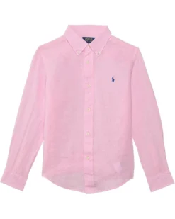 Polo Ralph Lauren Kids Linen Shirt (Toddler/Little Kid) | Shirts & Tops