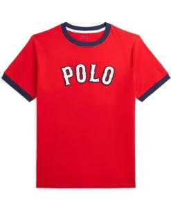 Polo Ralph Lauren Kids Baseball-Logo Cotton Jersey Tee (Big Kid) | Shirts & Tops -Elegant Shoe Shop 61rQSbfmSqL. AC SR736920