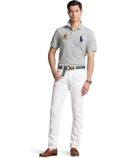 Polo Ralph Lauren Custom Slim Fit Big Pony Crest Mesh Polo | Shirts & Tops -Elegant Shoe Shop 61sheyHrX9L. AC SR736920
