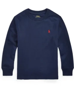 Polo Ralph Lauren Kids Cotton Jersey Long Sleeve Tee (Little Kids) | Shirts & Tops