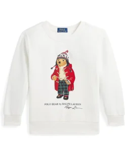 Polo Ralph Lauren Kids Polo Bear Fleece Sweatshirt (Toddler/Little Kid) | Hoodies & Sweatshirts