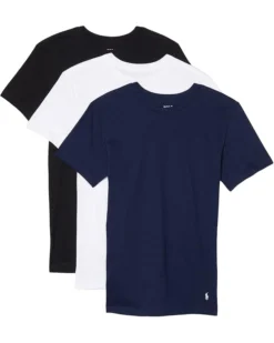 Polo Ralph Lauren Slim Fit w/ Wicking 3-Pack Crew Undershirts | Shirts & Tops