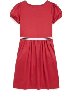 Polo Ralph Lauren Kids Fit-and-Flare Stretch Ponte Dress (Big Kids) | Dresses