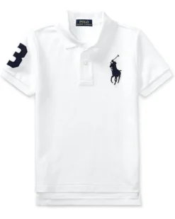 Polo Ralph Lauren Kids Big Pony Cotton Mesh Polo Shirt (Little Kids) | Shirts & Tops -Elegant Shoe Shop 61wAOTOT QL. AC SR736920 1