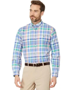 Polo Ralph Lauren Classic Fit Plaid Performance Shirt | Shirts & Tops -Elegant Shoe Shop 712GSCczuL. AC SR736920