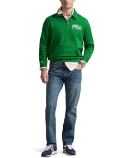 Polo Ralph Lauren Logo Fleece Collared Sweatshirt | Hoodies & Sweatshirts -Elegant Shoe Shop 712Kz1jriyL. AC SR736920