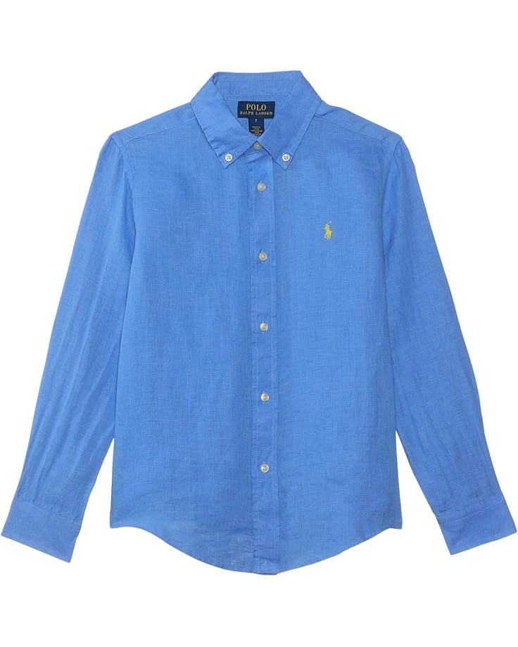 Polo Ralph Lauren Kids Linen Shirt (Toddler/Little Kid) | Shirts & Tops 2 Polo Ralph Lauren Kids Linen Shirt (Toddler/Little Kid) | Shirts & Tops - Image 2