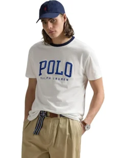 Polo Ralph Lauren Classic Fit Letterman Logo T-shirt | Shirts & Tops -Elegant Shoe Shop 717aG20USzL. AC SR736920