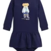 Polo Ralph Lauren Kids Polo Bear Fleece Dress (Infant) | Dresses