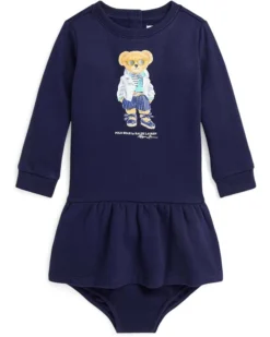 Polo Ralph Lauren Kids Polo Bear Fleece Dress (Infant) | Dresses