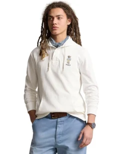 Polo Ralph Lauren Polo Bear Jersey Rugby Hoodie | Hoodies & Sweatshirts