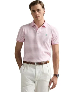 Polo Ralph Lauren Classic Fit Striped Mesh Polo Shirt | Shirts & Tops
