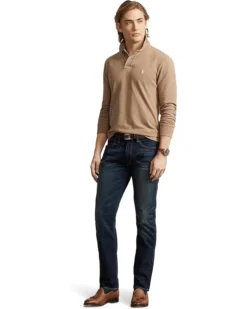 Polo Ralph Lauren Classic Fit Mesh Long-Sleeve Polo Shirt | Shirts & Tops -Elegant Shoe Shop 71C2ZW1sNvL. AC SR736920