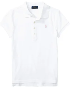 Polo Ralph Lauren Kids Short Sleeve Mesh Polo Shirt (Big Kids) | Shirts & Tops -Elegant Shoe Shop 71E436vSnGL. AC SR736920