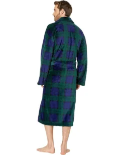 Polo Ralph Lauren Microfiber Plush Long Sleeve Shawl Collar Robe | Sleepwear -Elegant Shoe Shop 71EOv7ddLaL. AC SR736920