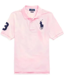 Polo Ralph Lauren Kids Big Pony Cotton Mesh Polo Shirt (Big Kids) | Shirts & Tops