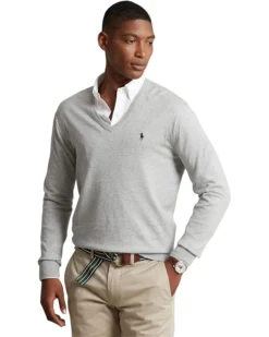 Polo Ralph Lauren Cotton V-Neck Sweater | Sweaters