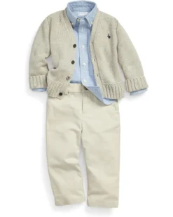 Polo Ralph Lauren Kids Combed Cotton V-Neck Cardigan (Infant) | Sweaters -Elegant Shoe Shop 71JqwHOrZAL. AC SR736920