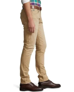 Polo Ralph Lauren Sullivan Slim Stretch Jeans in Hudson Boating Khaki -Elegant Shoe Shop 71Kj8w72qPL. AC SR736920