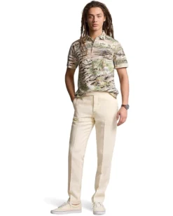 Polo Ralph Lauren Classic Fit Beach-Print Mesh Polo Shirt | Shirts & Tops -Elegant Shoe Shop 71KvAbMNlbL. AC SR736920