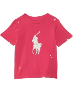 Polo Ralph Lauren Kids Big Pony Paint-Splatter-Print Cotton Tee (Toddler/Little Kid) | Shirts & Tops -Elegant Shoe Shop 71LVs4j5a L. AC SR736920
