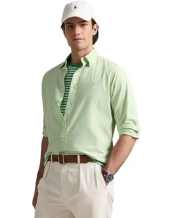 Polo Ralph Lauren Classic Fit Garment-Dyed Oxford Shirt | Shirts & Tops -Elegant Shoe Shop 71OUAAZp9L. AC SR736920