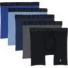 Polo Ralph Lauren 5-Pack Stretch Fit Classic Boxer Briefs | Underwear