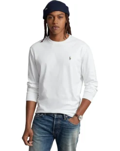 Polo Ralph Lauren Classic Fit Soft Touch Long-Sleeve Tee | Shirts & Tops -Elegant Shoe Shop 71RQQ2qkhDL. AC SR736920