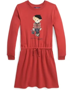 Polo Ralph Lauren Kids Polo Bear Fleece Dress (Big Kids) | Dresses